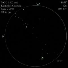 NGC 1502 and Kemble's Cascade neg