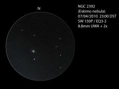 SK NGC 2392 07 04 2010