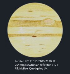 SK Jupiter 20111015 2100 2130UT mcrae