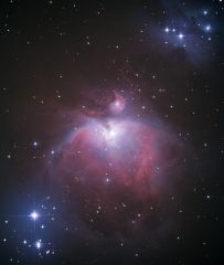 M42 M43 NGC1977 20110109 mcrae tweakCanon 1000D; 150P; EQ3-2; remote timer; DSS; PSe7