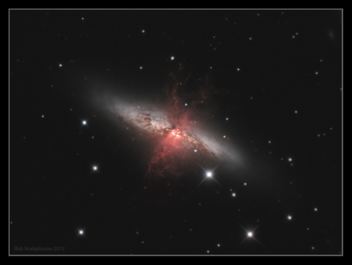 M82 LHaRGB 2013 centre tight crop