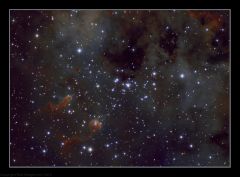 IC 410. An experiment with colour pallettes