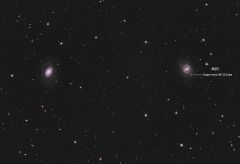 M95 Galaxys in Leo with super nova