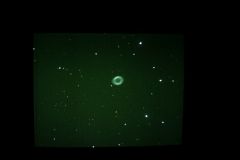 TV image of M7 the Ring Nebula