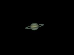 Saturn 8th March 2011. Imaged with a Phillips SPC900 webcam, 250mm f4.8 Newtonian, 5x TeleVue Powermate