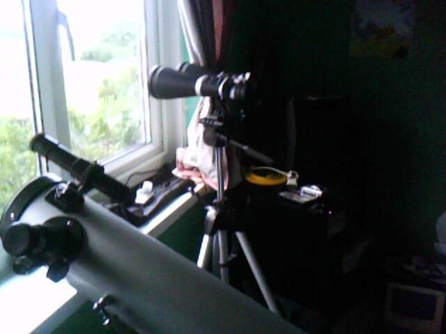 binoculars on tripod 170