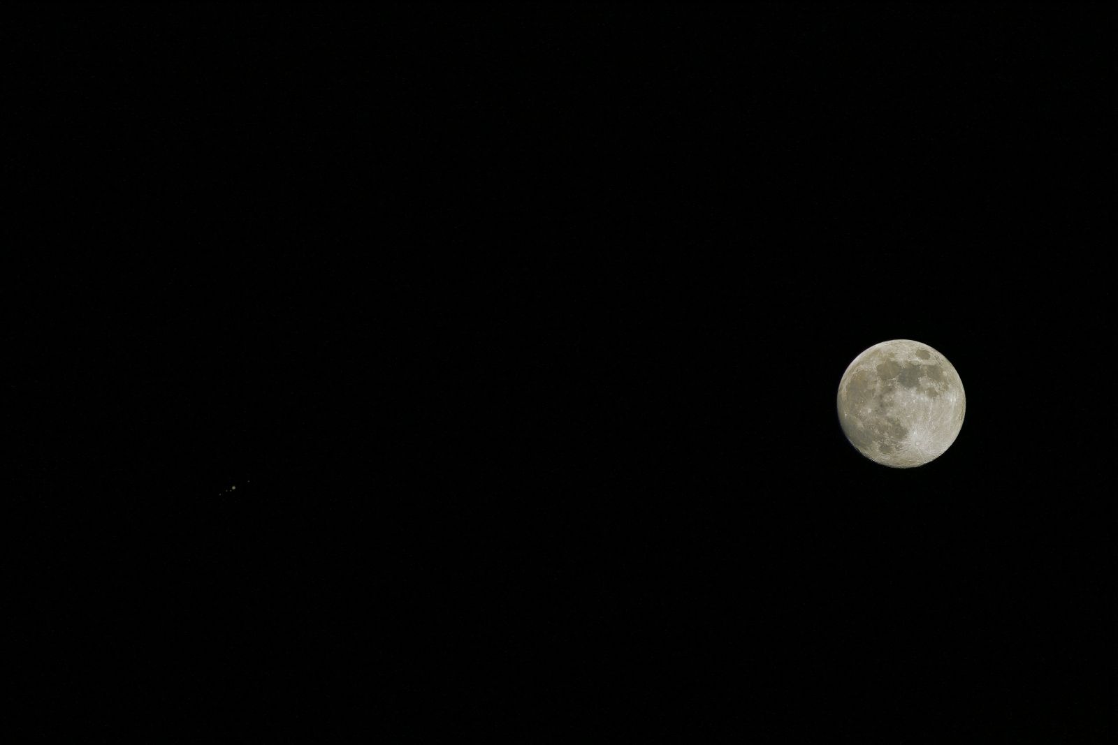 moon And jupiter