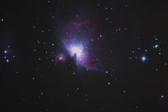 M42 reworked in gimp 2.6. This image was taken using the 200PDS at prime with LPR filter also. ISO 800 1min exposure