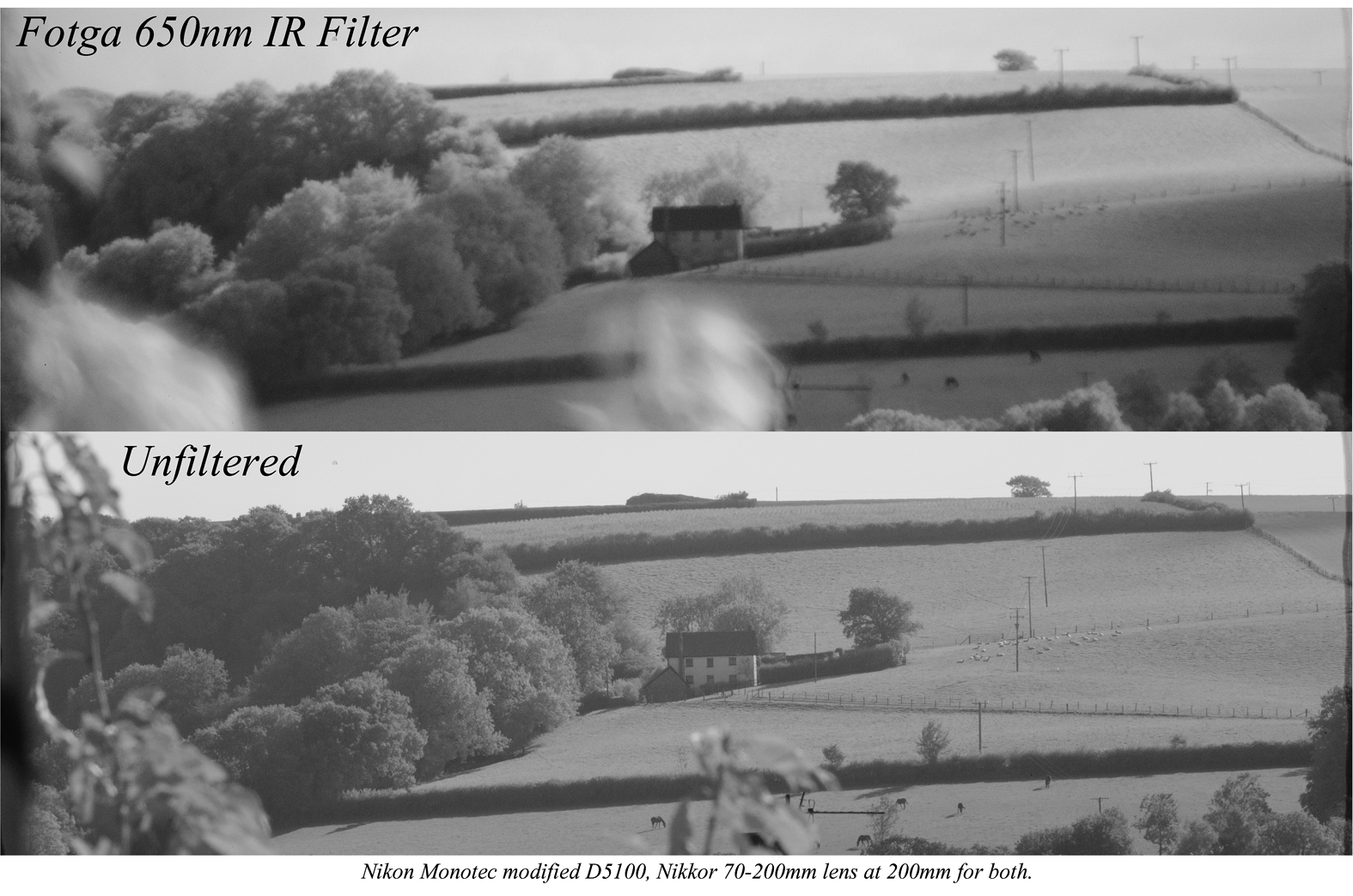 Fotga 58mm Infrared IR Filter 650nm