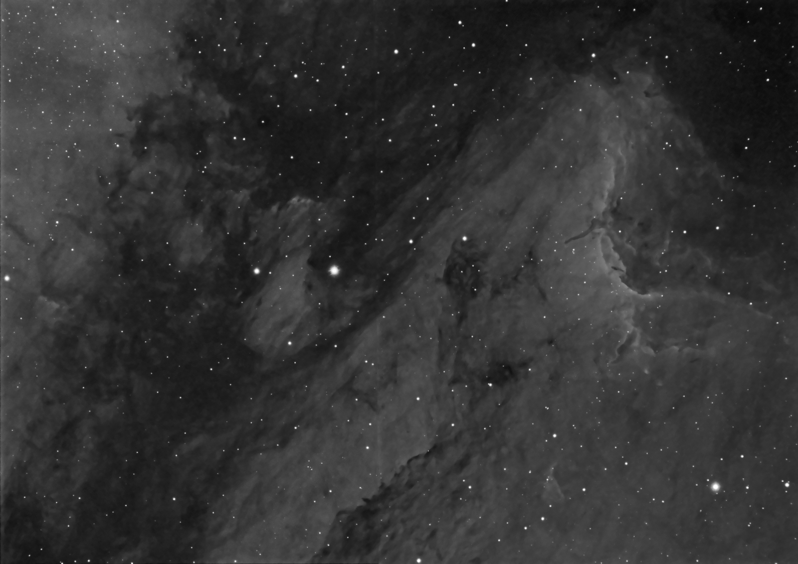 Pelican nebula IC5070 mosaic