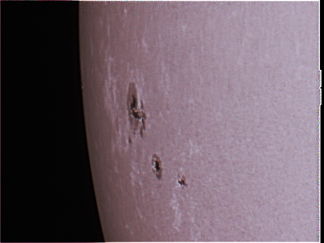 Sunspot 2574 and 2573 (08/08/2016)