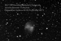 M27 The Dumbbell Nebula 17-09-2016.jpg
