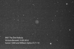 M97 The Owl Nebula 10.09.2016