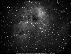 Tadpoles Nebula NB Ha