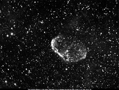 Crescent Nebula NB Ha