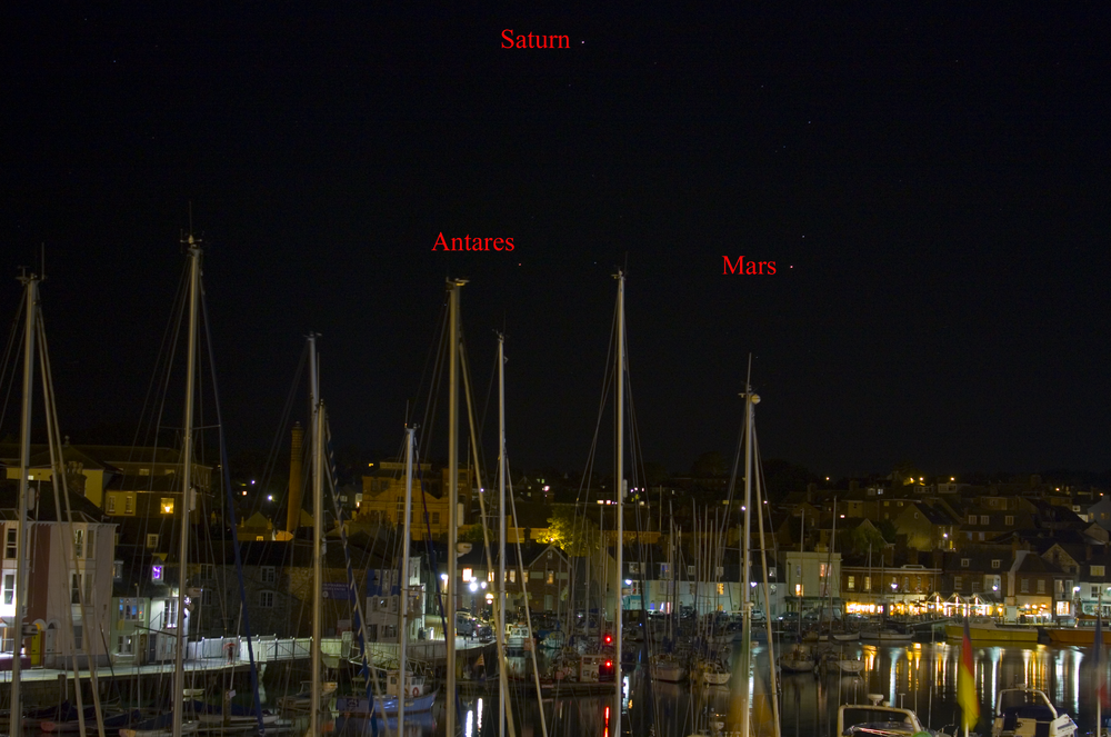 2016.08.09 Mars,Saturn & Antares over weymouth harbour.png