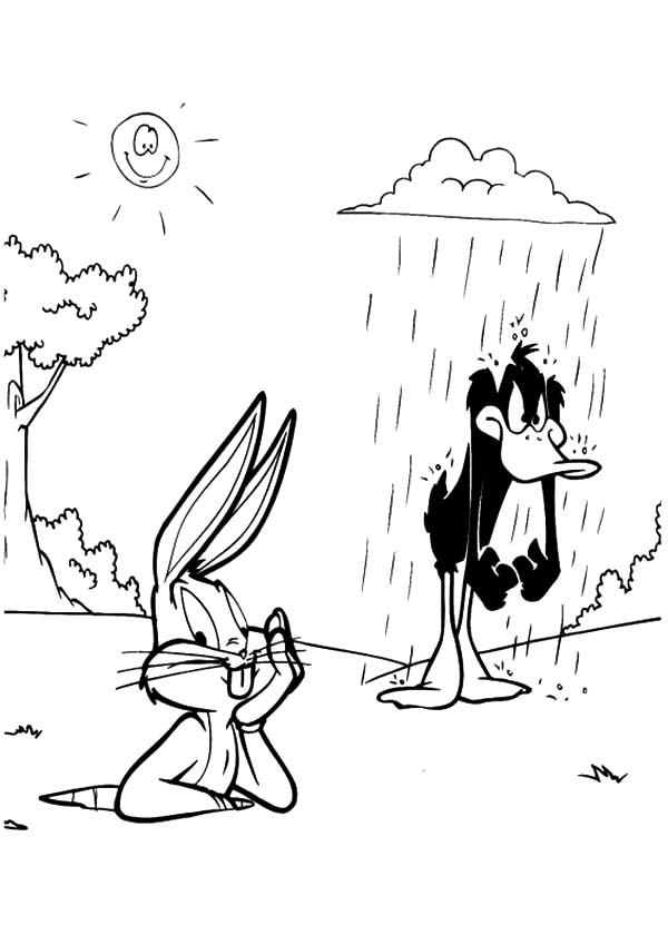 daffy duff coloring pages - photo #3