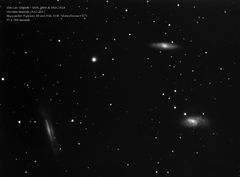 Leo Triplets - M65, M66 & NGC 3628 25.03.2017