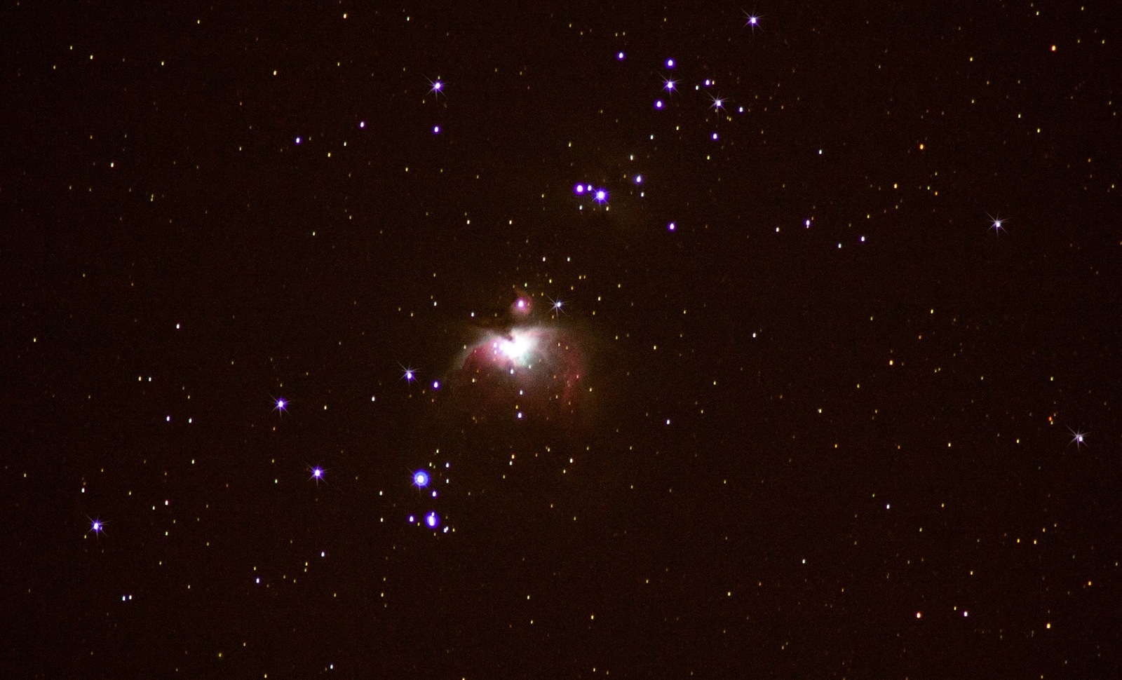Orion Nebula - star adventurer mount and 300mm zoom lens