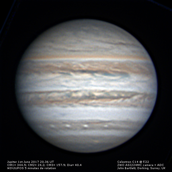 Jupiter 1st June 2017 - Imaging - Planetary - Stargazers Lounge