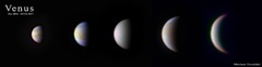 Venus Phases from December 2016 till February 2017