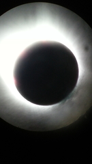 Totality through my Meade ETX 90 with no filters