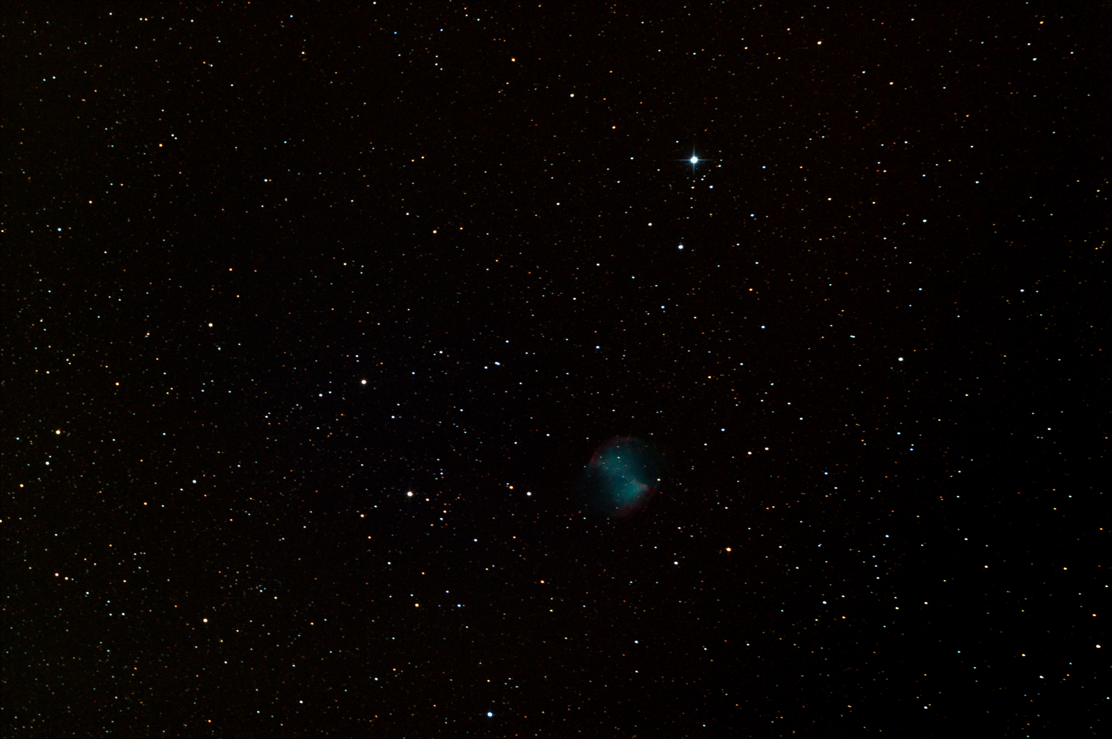 M 27, or NGC 6853 "The Dumbbell Nebula"  Vulpecula