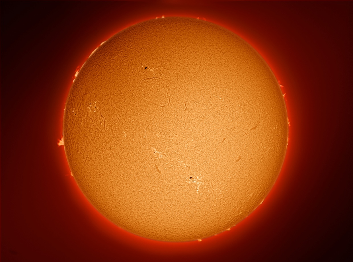 HAlpha Solar Sphere - 18 Apr 2014