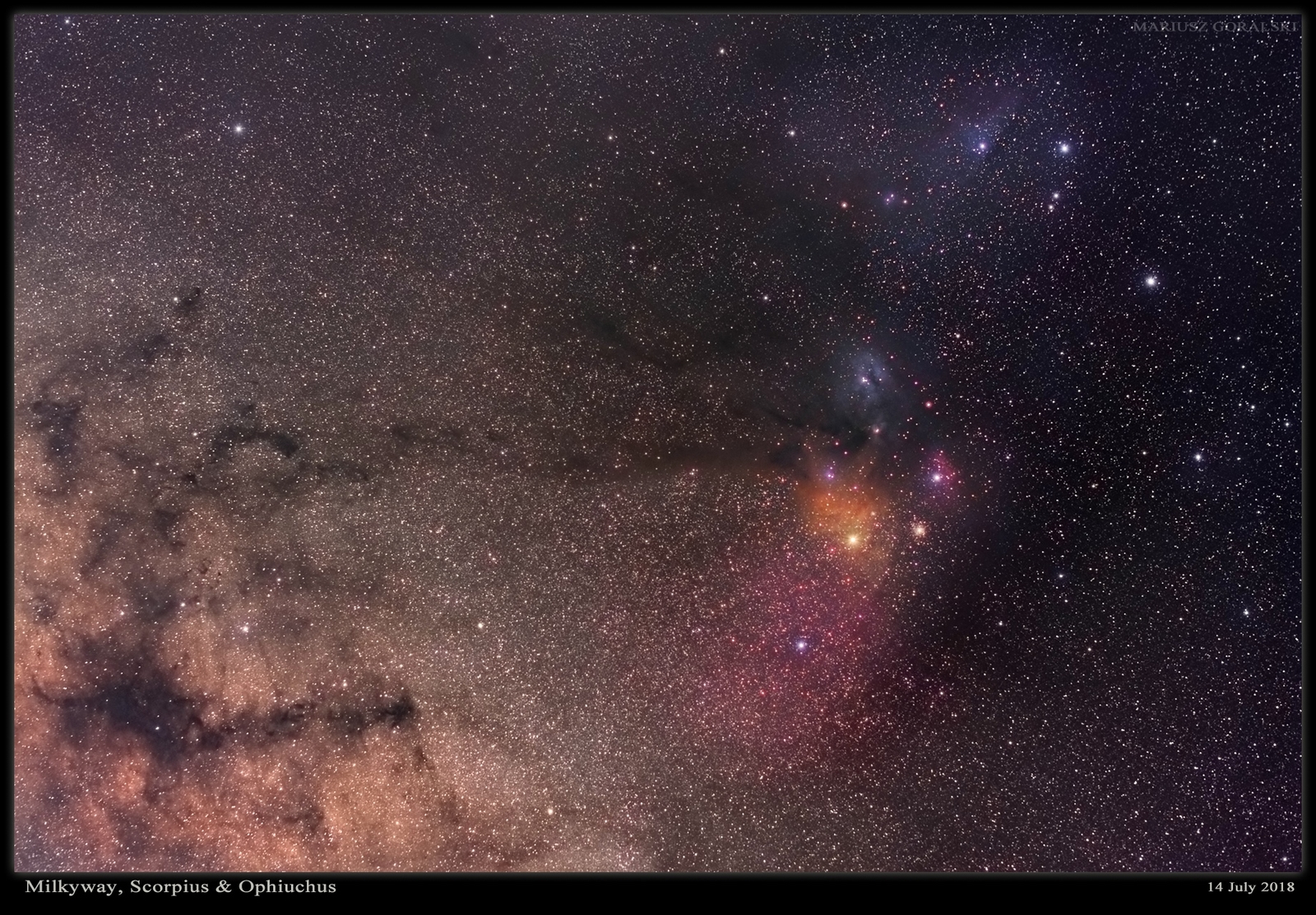 Scorpio, Milky Way & Ophiuchus