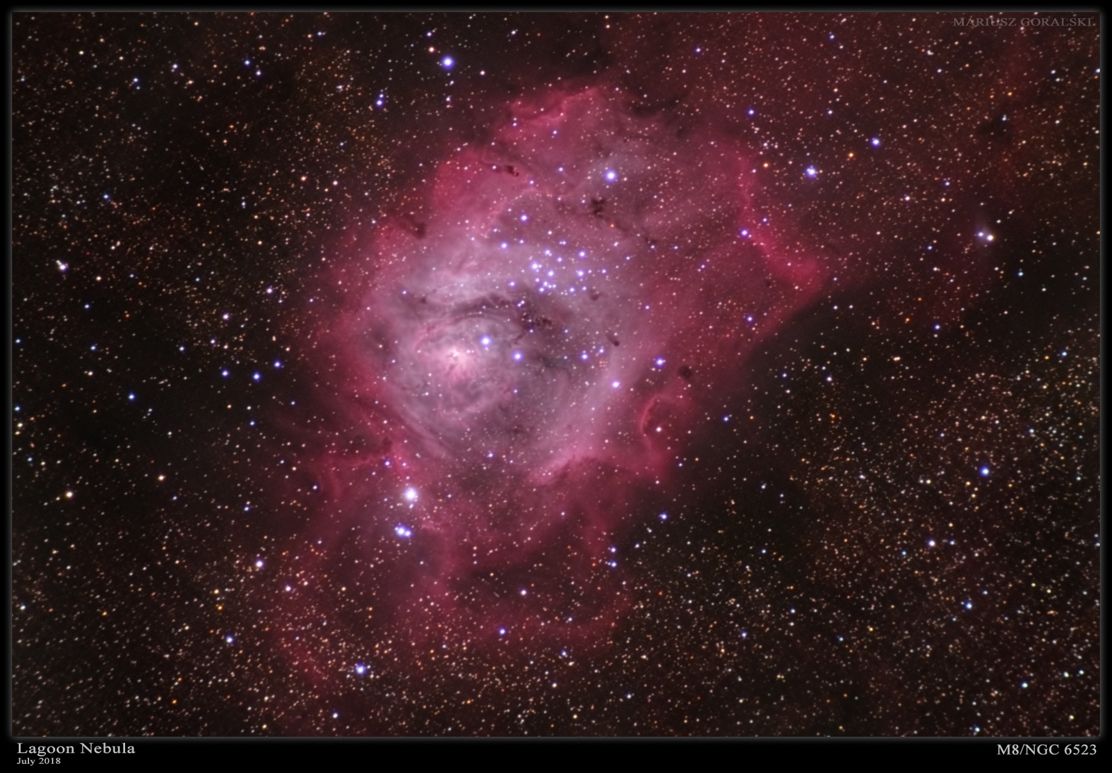 M8-The Lagoon Nebula_5 July 2018