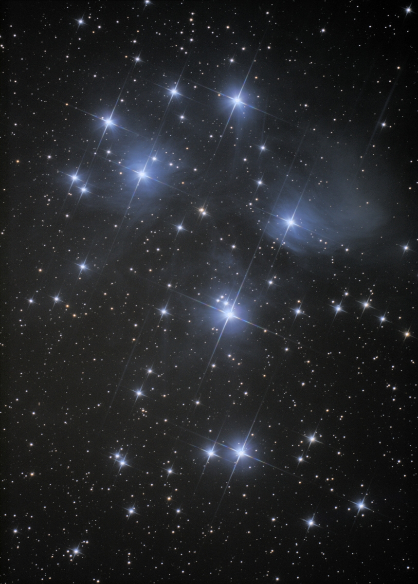 2018-09-08 Pleiades open cluster (M45)