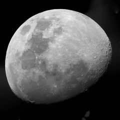 Lunar Image from 640x480 crop video