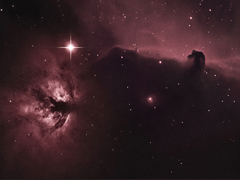 IC434 Horsehead and Flame Nebulae