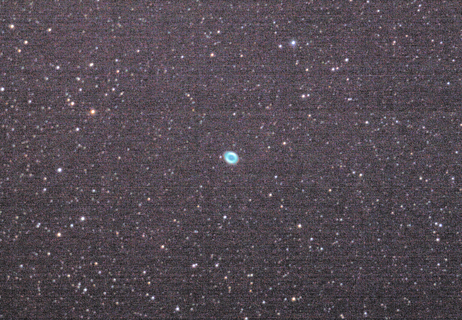 M57, Ring Nebula. 3min 30s at ISO100.