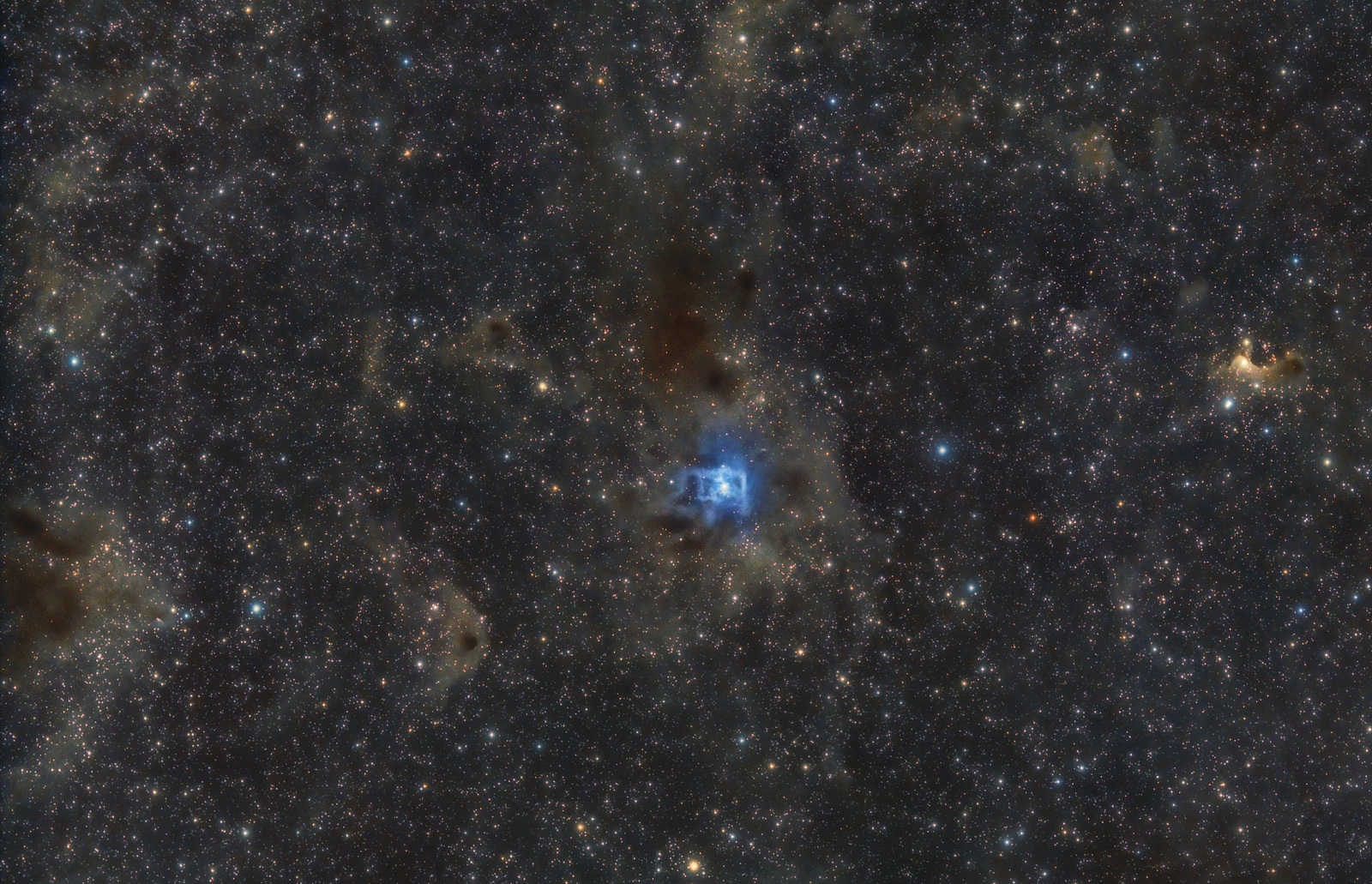 Iris Nebula and Ghost Nebula Wide Field