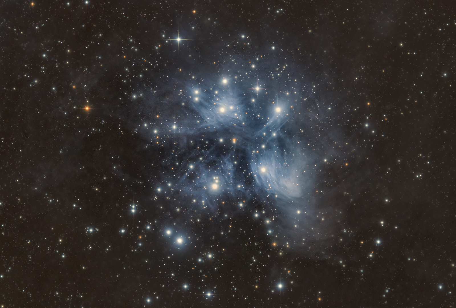 M45  Open Star Cluster Pleiades
