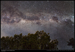 Southern  Milkyway from Saddleback Mountain, NSW Australia - 26 June 2020