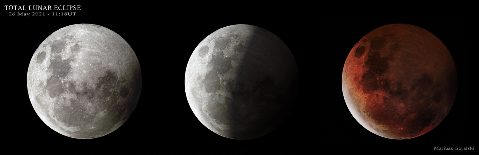 Lunar Eclipse of 26 May 2021 @ 1118UT