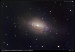 Flocculent Intermediate Spiral Galaxy in Leo - NGC3521