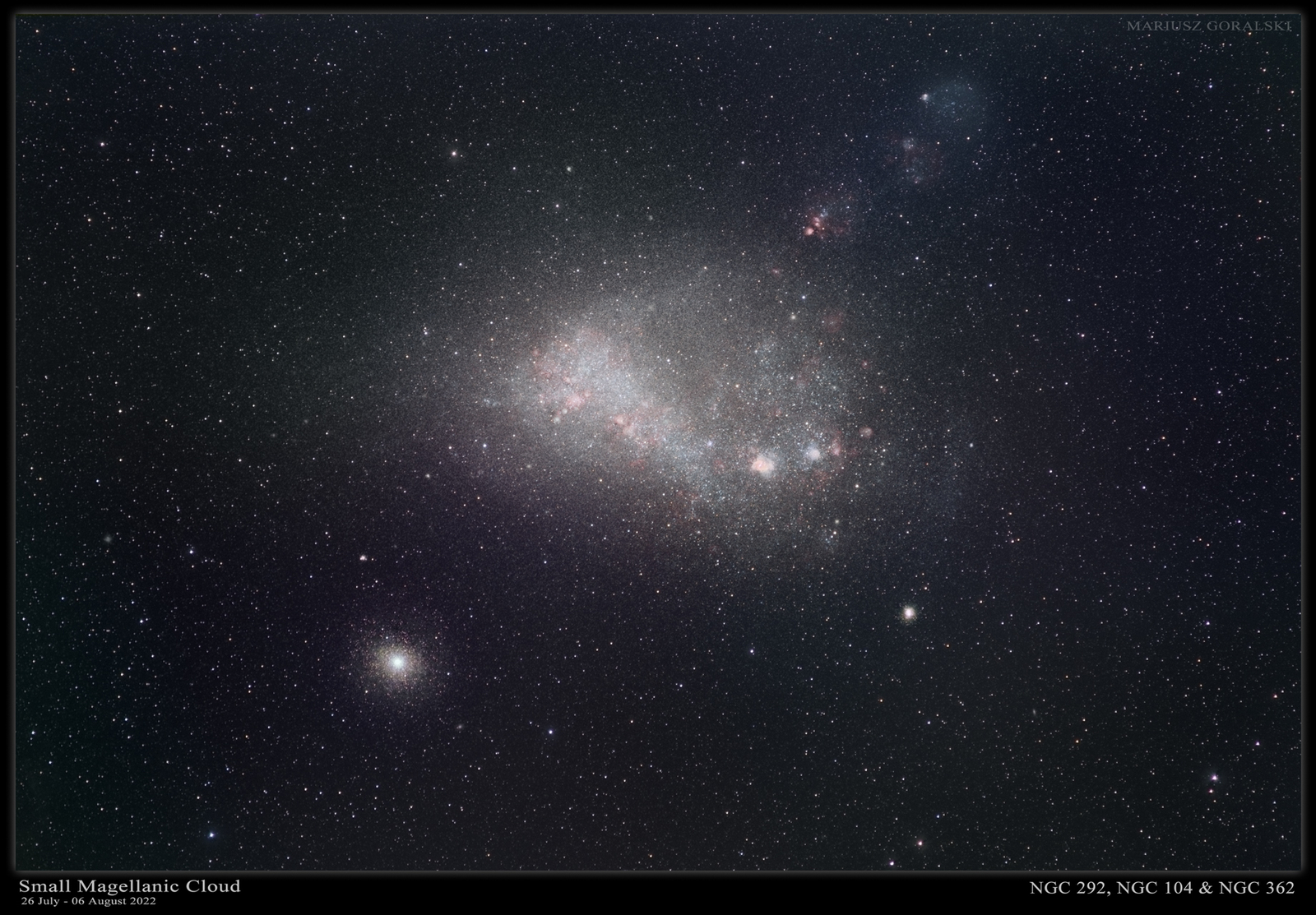 The Small Magellanic Cloud & Globular Clusters - 26Jul-6Aug 2022