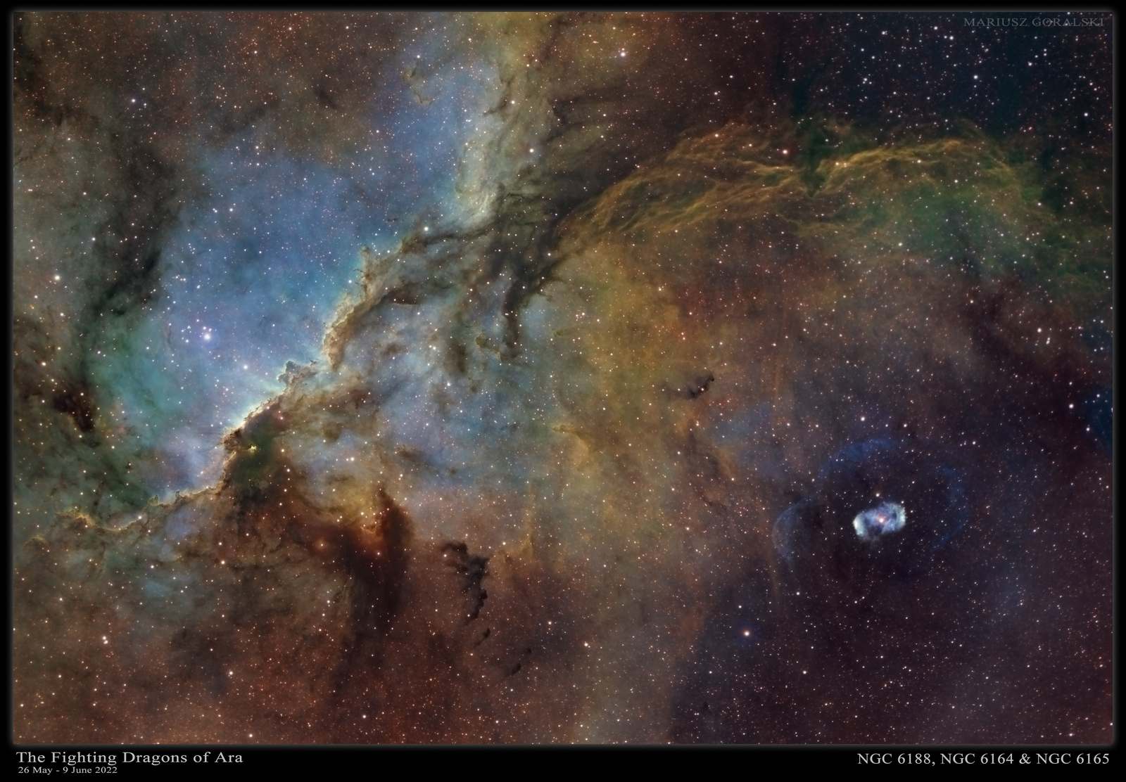 Fighting Dragons of Ara - NGC 6188 (Cropped)