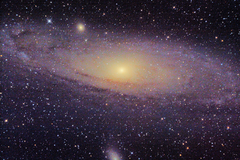 M31 Andromeda, 30x25s subs @ ISO 800.