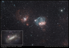 Star clusters and Nebulae within the Large Magellanic Cloud